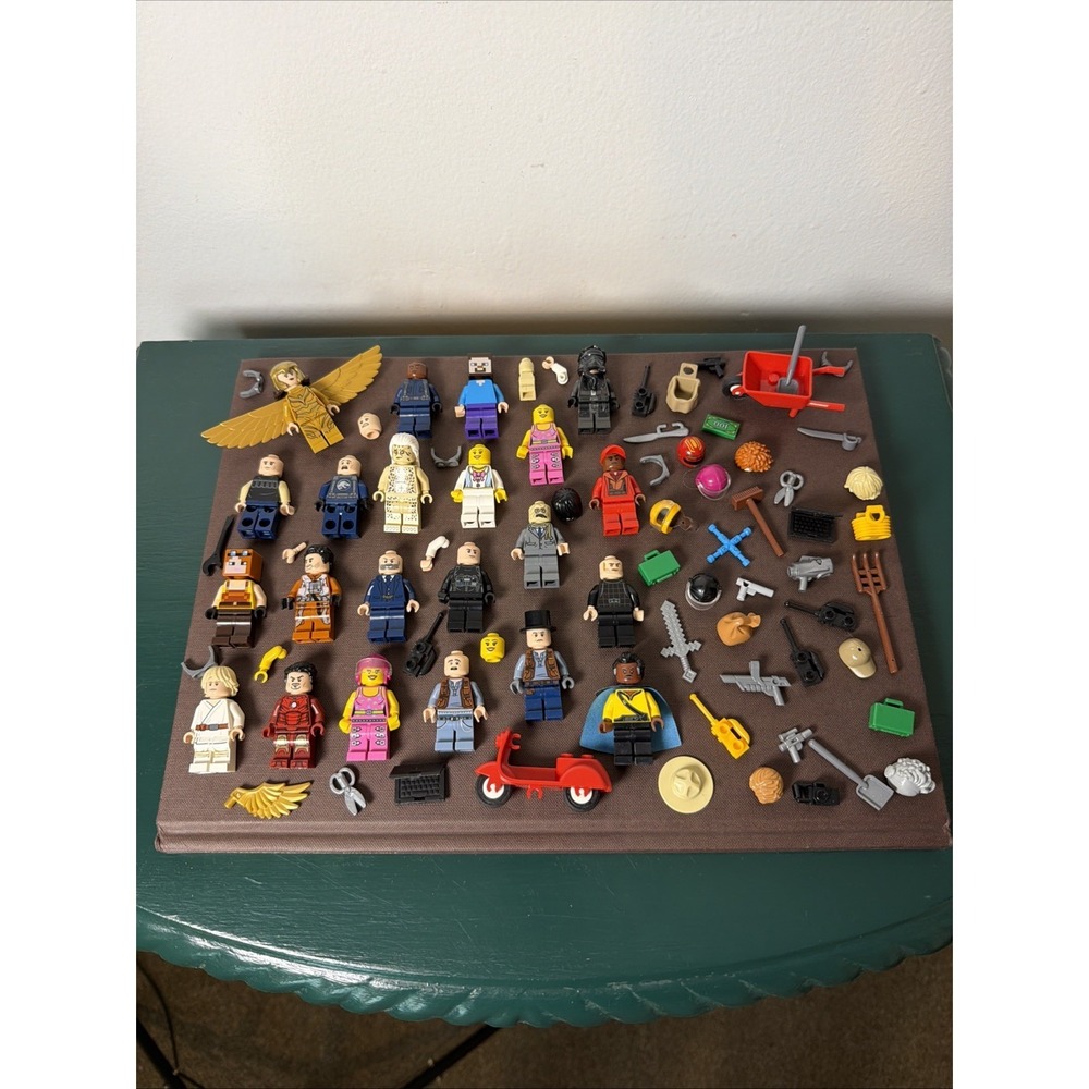 LEGO Minifures Accessories Weapons & Parts Lot 75+ 90s Y2K Star Wars